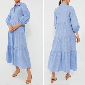 Tuckernuck Pomander Place Chambray Mabel Maxi Dress